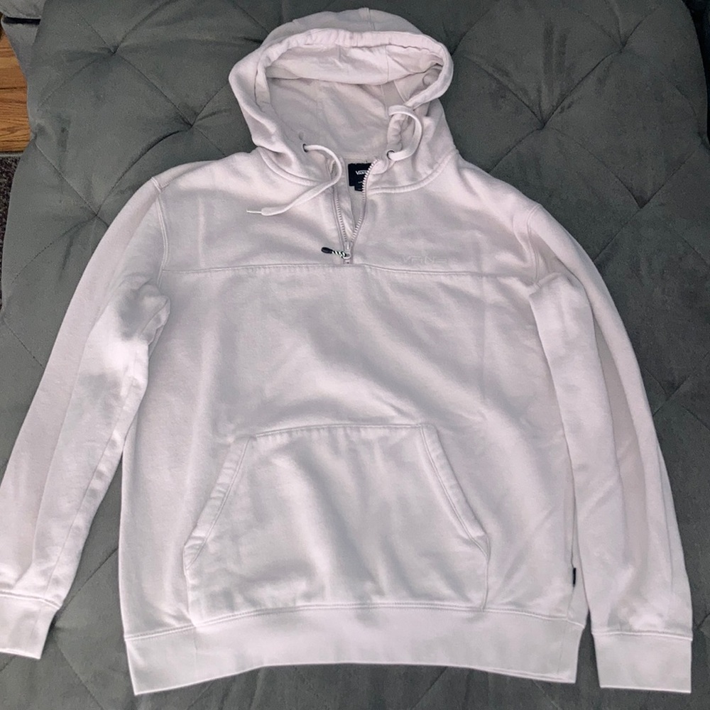 Vans Hoodie Size Large, very light pink
